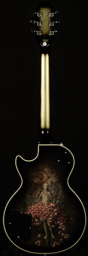 Adam Jones Les Paul Custom Art Collection - Julie Heffernan’s “Study For Self-Portrait with Rose Skirt and a Mouse”