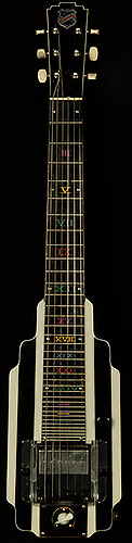 Vintage 1947 National Model 75 New Yorker Lap Steel - Empire State Building